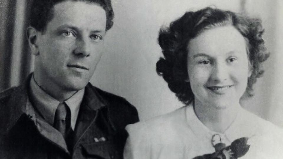 Velen Fanderlik s manželkou Stanislavou, 1943 (fotografie z rodinného archivu I. Fanderlika)