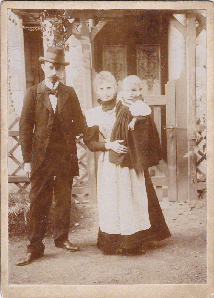 Václav Dragoun s manželkou a dcerou