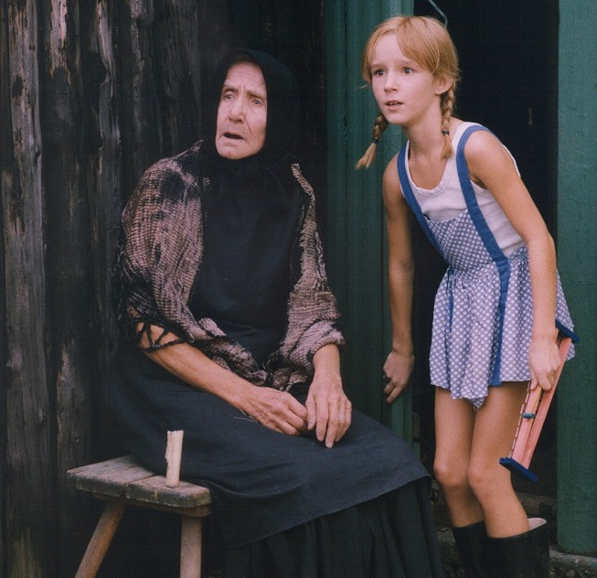 Marie Brožová a Žaneta Fuchsová v seriálu Vlak dětství a naděje, 1985