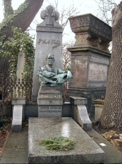 Hrob Antonína Friče na Olšanských hřbitovech v Praze