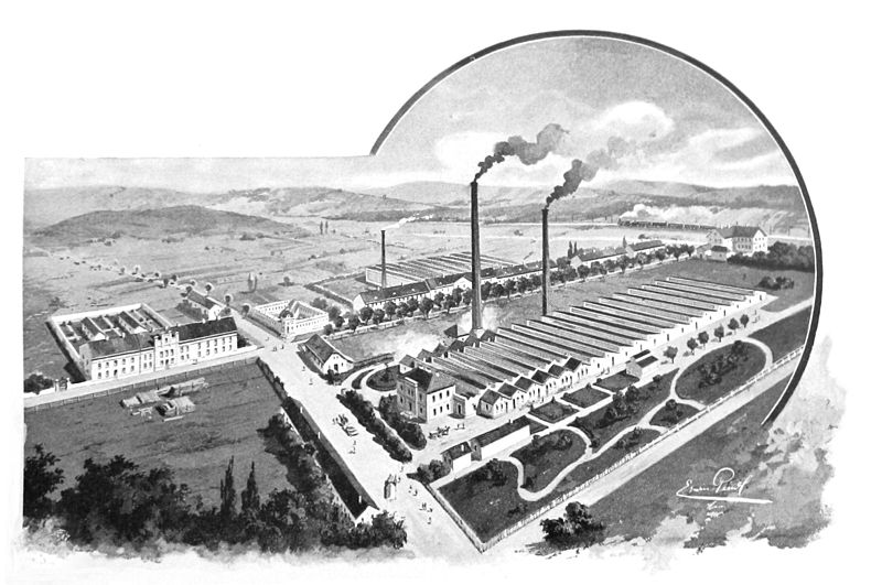 Továrna v Šumperku, před rokem 1900