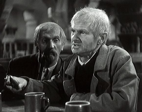 Ota Motyčka a Alois Dvorský v komedii Prstýnek, 1944