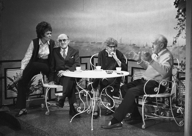 Tv pořad Herecké Vánoce - Jiřina Bohdalová, František Filipovský, Leopolda Dostalová, Eduard Kohout, 1970