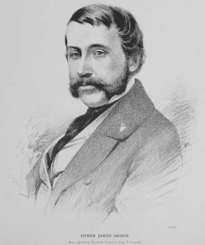 Hynek Jakub Heger, ze Zlaté Prahy 1, 1884, s. 581