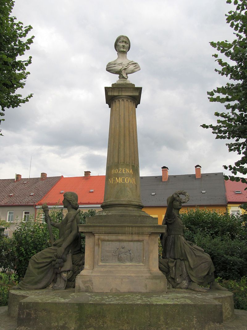 Busta Boženy Němcové v České Skalici z roku 1888