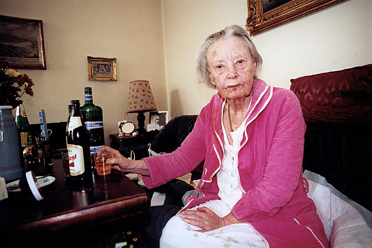 Lída Baarová krátce před svou smrtí, 2000