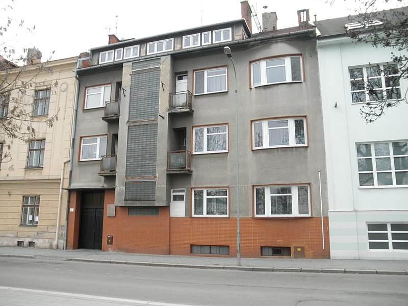 Dům v Prostějově, kde Josef Duda žil