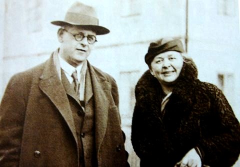 Helena Čapková s manželem Josefem Palivcem