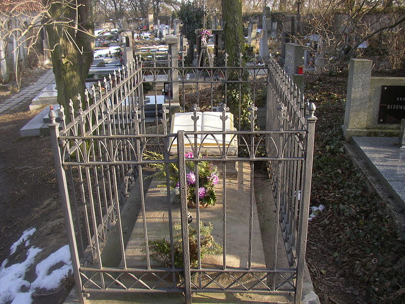 Hrob Karla Slavoje Amerlinga a jeho ženy Františky Svatavy Amerlingové v Budči