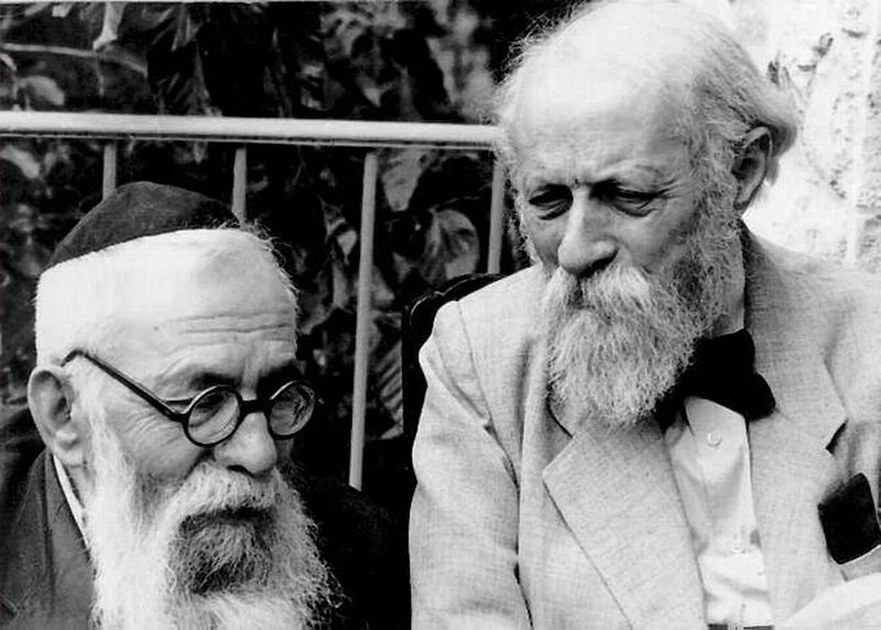 Martin Buber a Rabbi Binyamin v Palestině, 20. léta 20. století