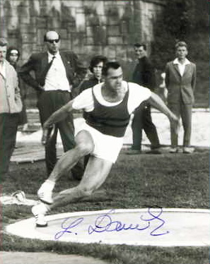 Ludvík Daněk při závodě v Turnově v roce 1964