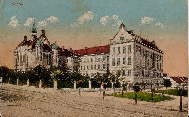 Reálné gymnázium v Kladně, vystavěno 1905