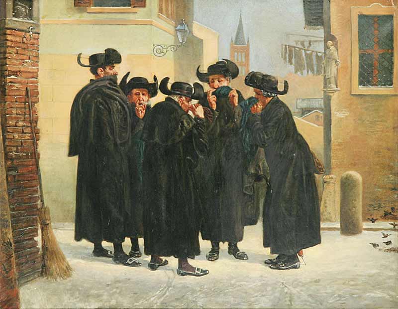 Šňupající Židé, 1885