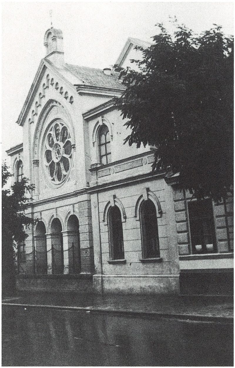 Synagoga ve Vídni-Simmeringu, zničena v listopadu 1938