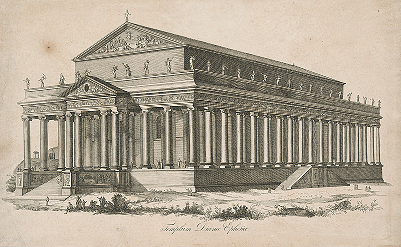 Antický chrám, 1800-1833