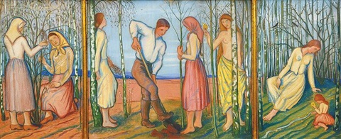Alegorie jara, 1927