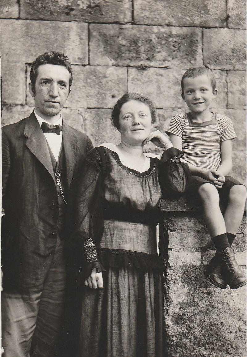 Dominik Filip s manželkou Klárou a synem Jindřichem