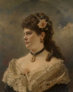 Portrét dámy, 1884
