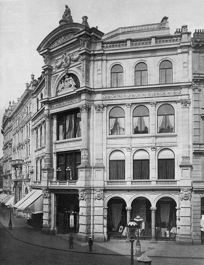 Haasův obchodní dům ve Vídni na konci 19. století