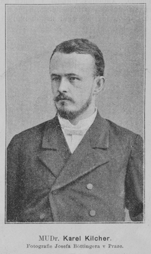 Fotografie z dílny J. Boettingera - MUDr. Karel Kilcher (1888)