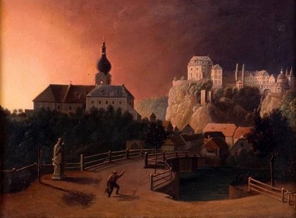 Požár Poitnerova mlýna ve Vranově nad Dyjí, 1842