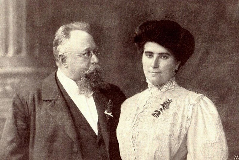 Josefína Čermáková s manželem Václavem Robertem z Kounic