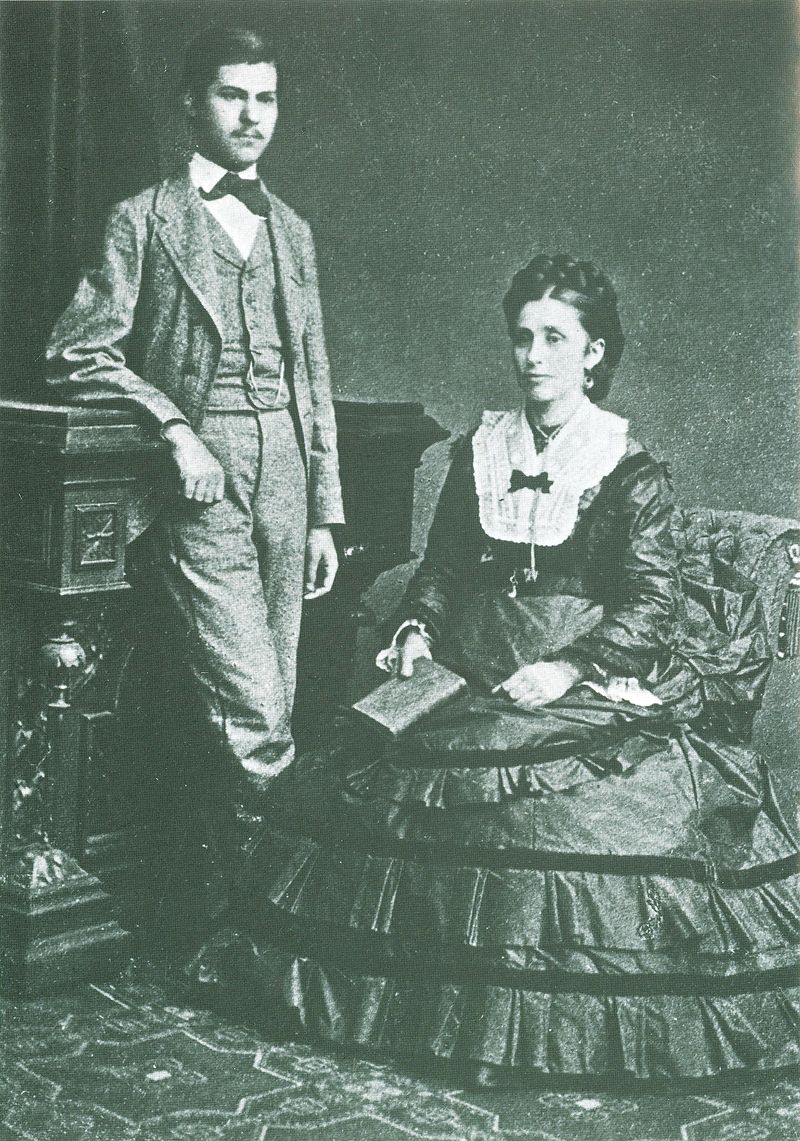 Sigmund Freud s matkou Amélií, 1872