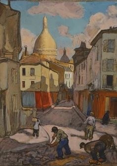 Práce na Montmartru, 1930