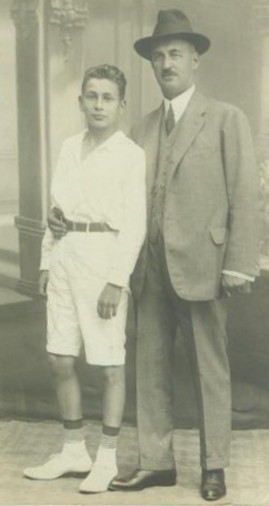 Ignatz Buchsbaum se synem Hanušem, 20. léta 20. století