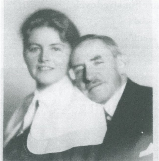 Hans Flader s manželkou