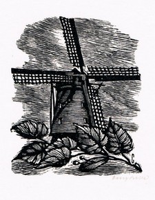 Větrný mlýn, kolem roku 1960