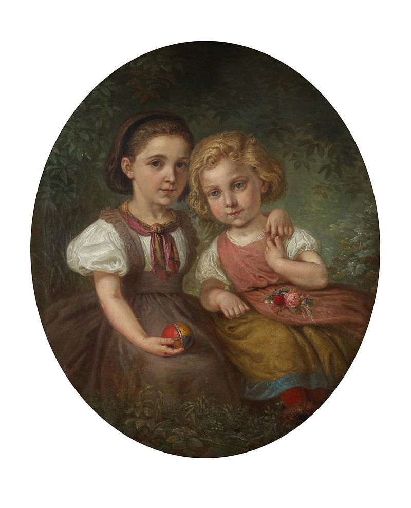 Portrét dvou dívek