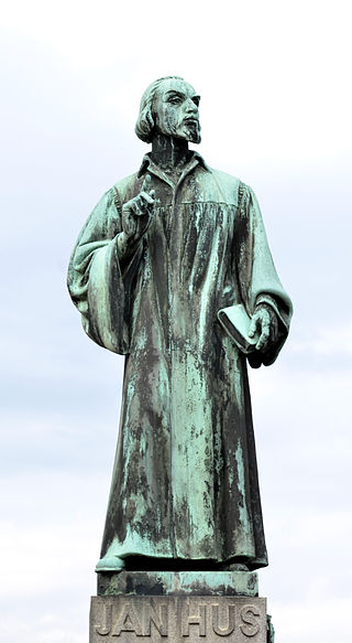 Pomník Mistra Jana Husa v Roudnici nad Labem z roku 1928