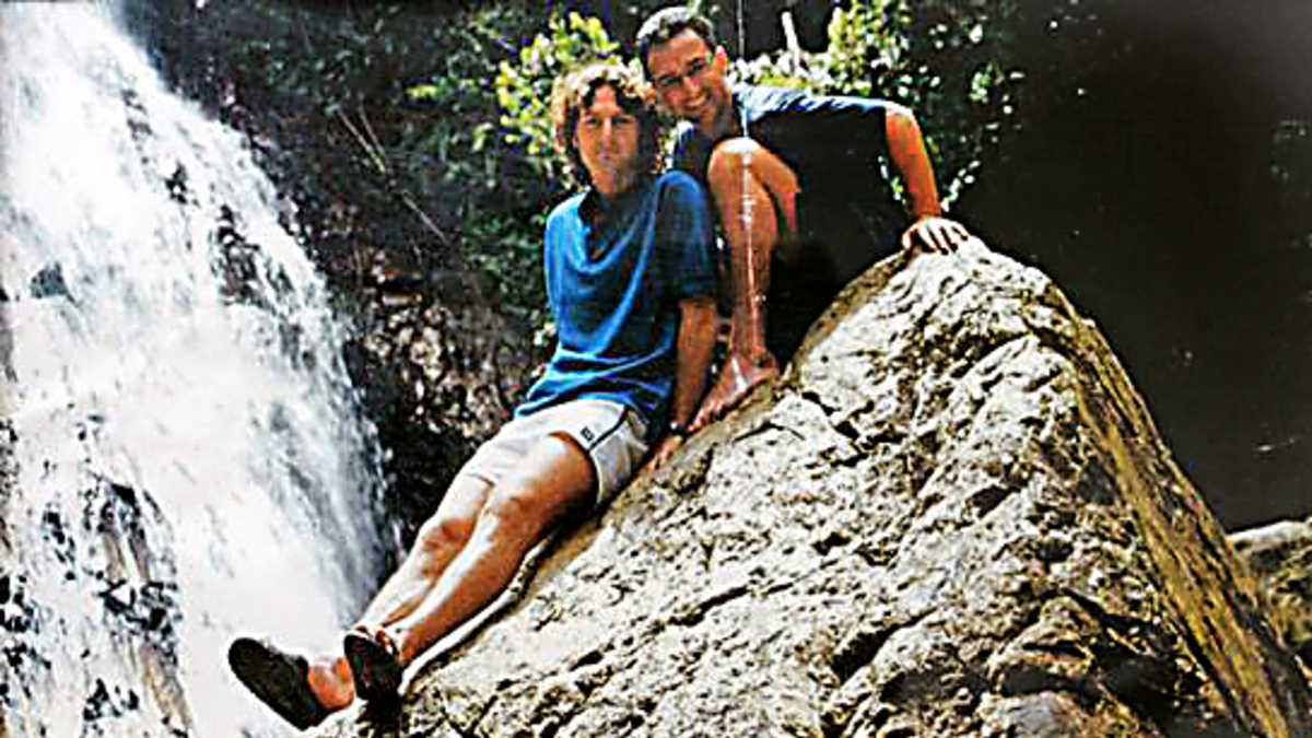 Peter Dubovský s bratrem Ivanem na dovolené v Thajsku, kde Peter zahynul