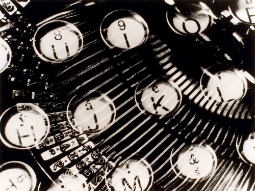 Detail psacího stroje, 1931