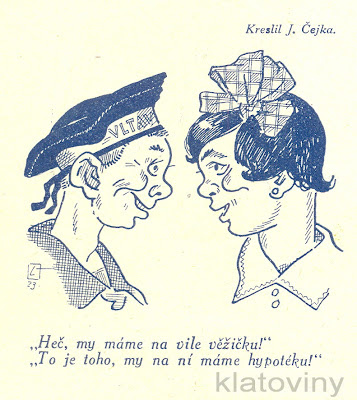 Vtip z časopisu Švanda Dudák, 1926