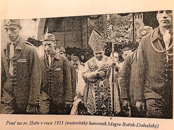 Pouť na Svaté Hoře u Příbrami, 1933