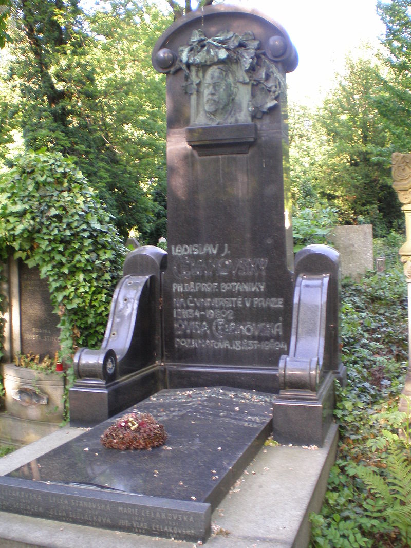 Hrob L. Čelakovského na Olšanských hřbitovech v Praze