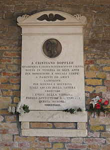 Hrob Christiana Andrease Dopplera v Benátkách