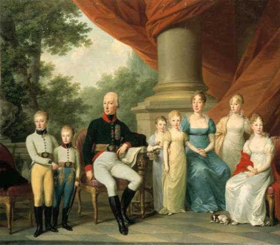 Rodina Františka I., 1805 (namaloval Joseph Kreutzinger)