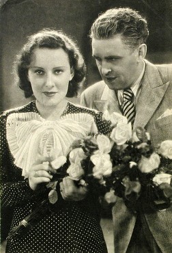 Lída Baarová a Jaroslav Gleich v komedii Pokušení paní Antonie, 1934