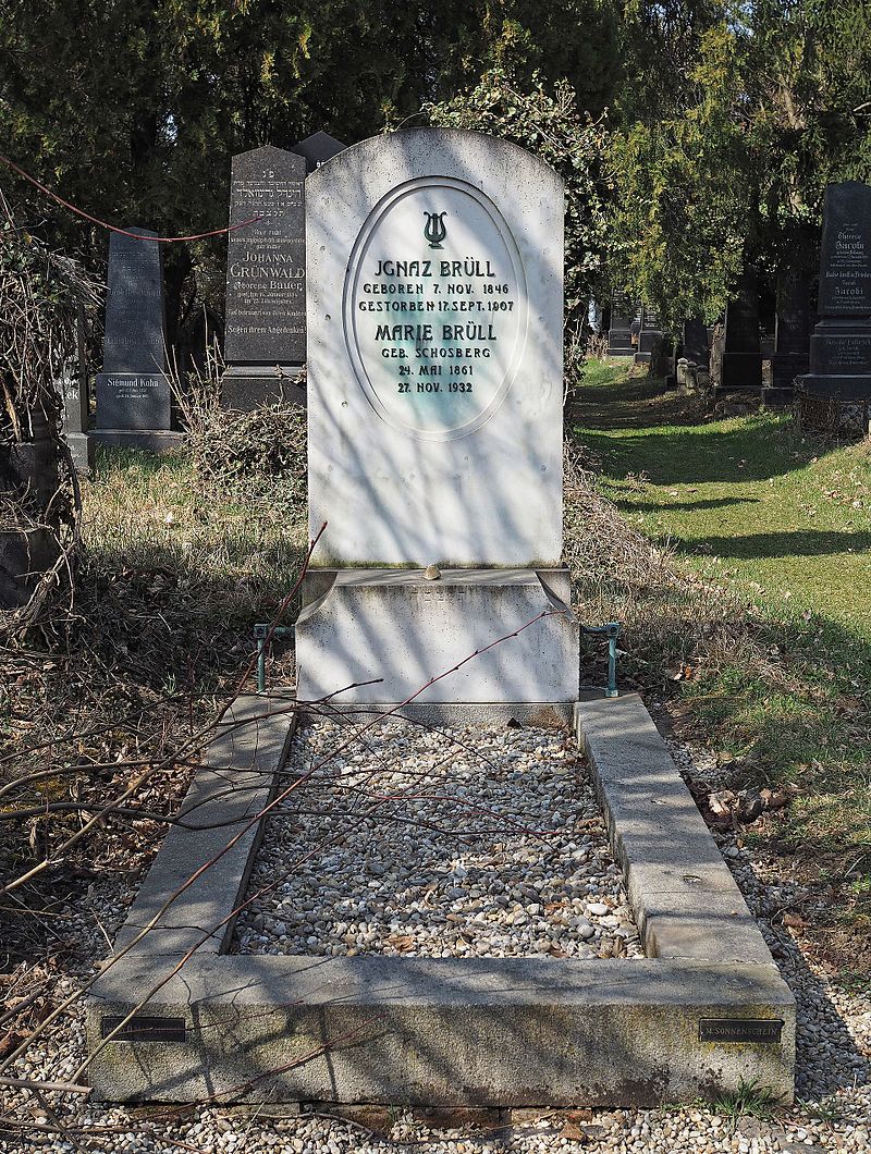 Hrob Ignaze Brülla na Vídeňském centrálním hřbitově