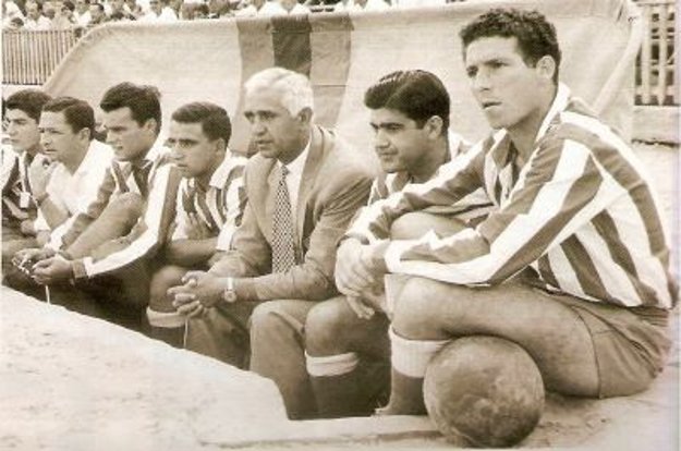 Ferdinand Daučík jako trénér na lavičce ve Španělsku