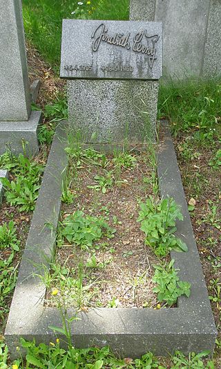 Hrob Jindřicha Černého v Praze-Nuslích