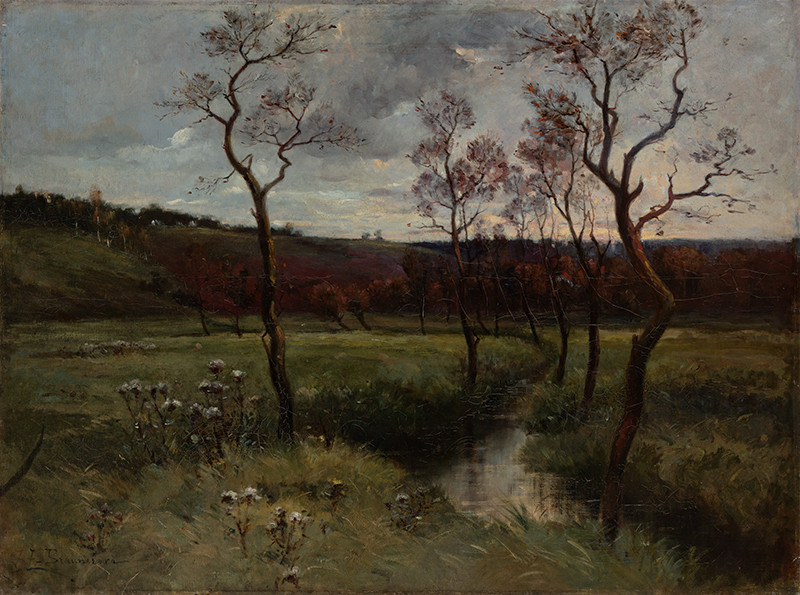 Tiché údolí v Roztokách, kolem 1886