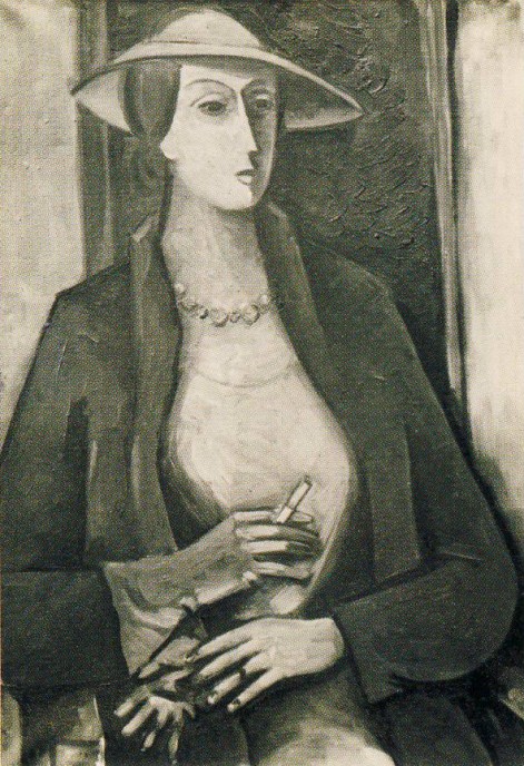Žena v kavárně, 1936