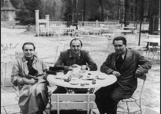 Toyen, Jindřich Heisler a Karel Teige, 1940
