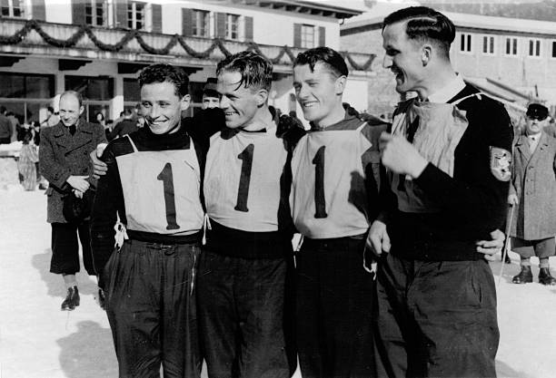 Německý štafetový tým v Garmisch-Partenkirchen, 1940