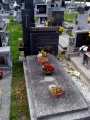 Hrob Niny Bonhardové v Třeboni (hřbitov u sv. Alžběty).