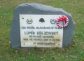 Pomník Lumíra Březovského v obci Klokočná
